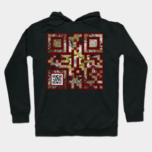 Art QR Code Abstract Hoodie